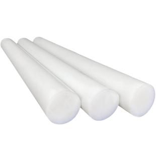 白色PA6尼龙棒料pe塑料棒材圆柱实心硬质耐磨呢绒1010聚丙乙烯pp