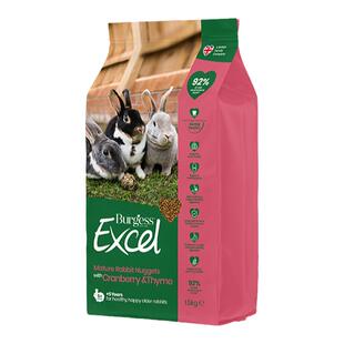 【香港直邮】英国Burgess布格斯 蔓越莓老年兔粮-1.5kg 27年5月