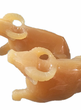 生肖牛天然玉石简约客厅工艺品