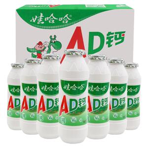 娃哈哈AD钙奶100ml*6瓶哇哈哈早餐儿童牛奶风味饮料怀旧整箱大瓶