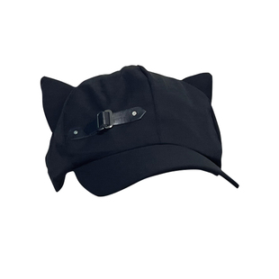 1Gangster Inn原创猫耳朵鸭舌帽二次元亚文化帽子蕾系型宅系可爱