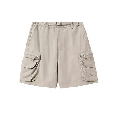 骆驼男装五分裤男款2025凉感透气弹力宽松短裤夏季休闲裤户外跑步