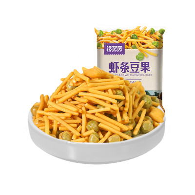 恰饱饱虾条豆果整箱装