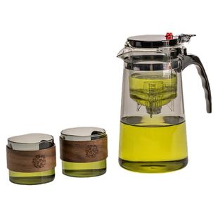 茶壶泡茶家用茶水分离懒人冲滤小茶壶玻璃耐高温飘逸杯茶具泡茶壶