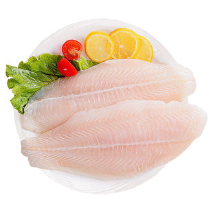 巴沙鱼柳片新鲜鲜活冷冻非龙利鱼片宝宝婴儿鱼肉块条整箱20斤商用
