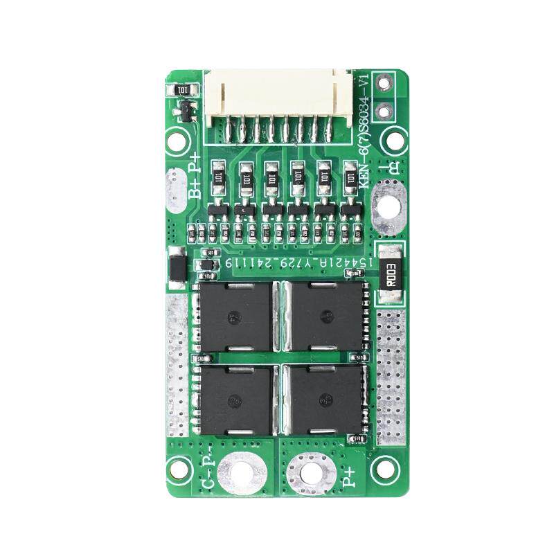 优宝科6串锂电池保护板带均衡7串24V三元动工具磷酸铁锂储能电路