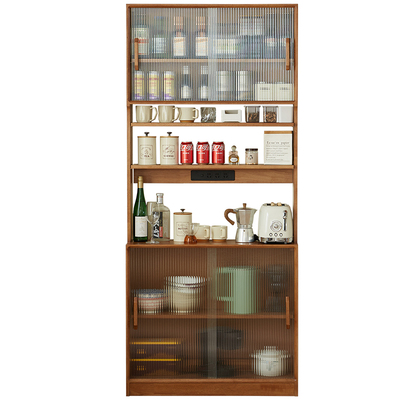 香木语实木餐边柜超薄茶水柜