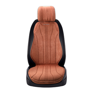 汽车坐垫四季通用新款翻毛皮乳胶棉马鞍垫小蛮腰座椅垫套冬季座垫