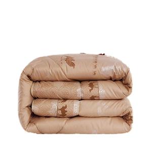 加厚骆驼毛被子驼绒被羊绒被子秋冬被驼毛被双人被芯会销礼品被子