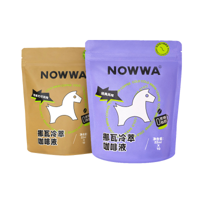 NOWWA挪瓦咖啡液速溶浓缩液可可风味黑咖啡美式0脂咖啡线下同款