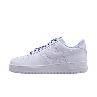 NIKE耐克空军一号男鞋拼接编织AF1白蓝休闲板鞋运动鞋IW1892-111