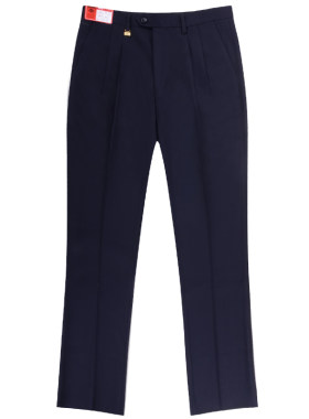 巨爵商务休闲双褶宽松西裤