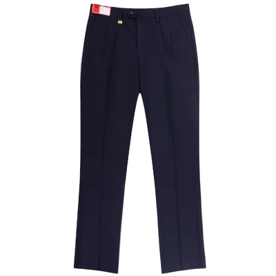 巨爵商务休闲双褶宽松西裤