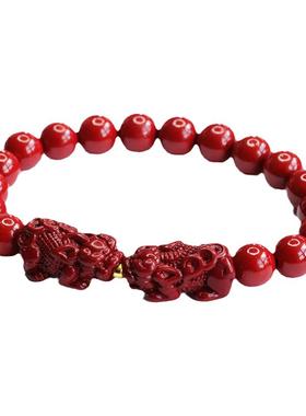 朱砂貔貅手链饰品民族风