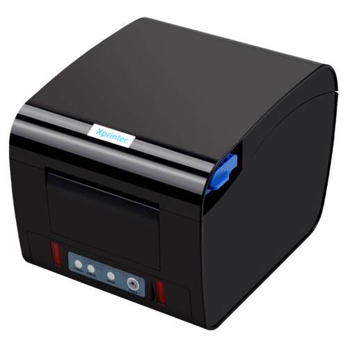 芯烨XP-D230H/C260M热敏打印机80MM网口厨房打印机C300H餐饮菜单水单后厨打印前台收银小票自动切纸声光报警
