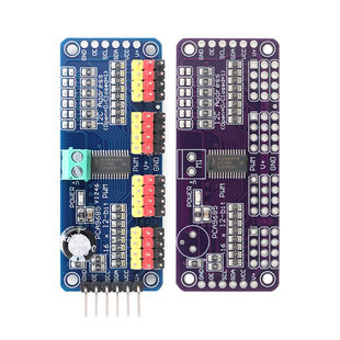 PCA968 16路PWM舵机驱动板扩展板模块 单片机I2C接口控制板