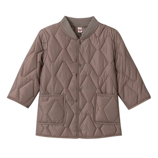 秋冬立领小棉袄女士打底短款七分袖羽绒棉轻薄款保暖棉服内胆外套