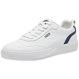 热风男鞋2026年春季新款男士厚底百搭板鞋运动休闲鞋增高小白鞋