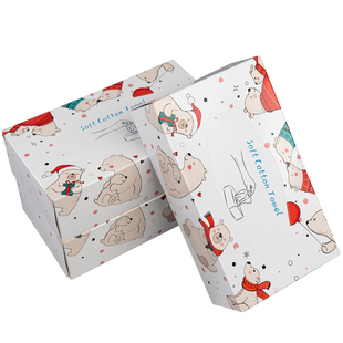 NuMedical 出口款100%棉洗脸巾棉柔巾一次性纯棉洁面巾擦脸巾盒装