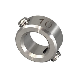 沃一工具不锈钢双丝限位环双孔顶丝固定环防锈锁紧钻头止退环挡圈