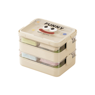 适用于乐高玩具收纳盒小颗粒零件分类神器积木收纳盒家用储物箱