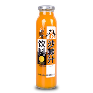吕梁野山坡沙棘汁饮料山西特产生榨沙棘果汁原浆整箱饮料厂家批发