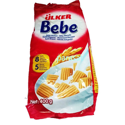 进口零食饼干 ulker bebe 190g 贝贝牛奶饼干 优客牌 Ulkar BABA