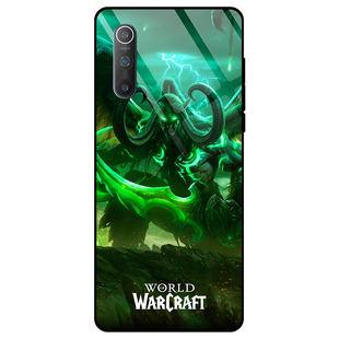 魔兽世界游戏定制周边玻璃壳游戏周边手机壳黑白液态菲林壳等现货