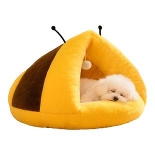 狗窝冬天保暖安全感床小型犬泰迪比熊睡觉的帐篷四季通用宠物用品