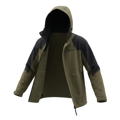 古鲨连帽90白鸭绒羽绒服
