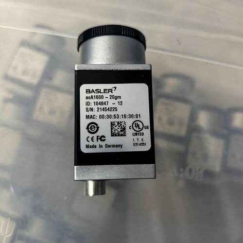 议价Basler Industrial Camera Aca1600-20Gm Black  White 2适用