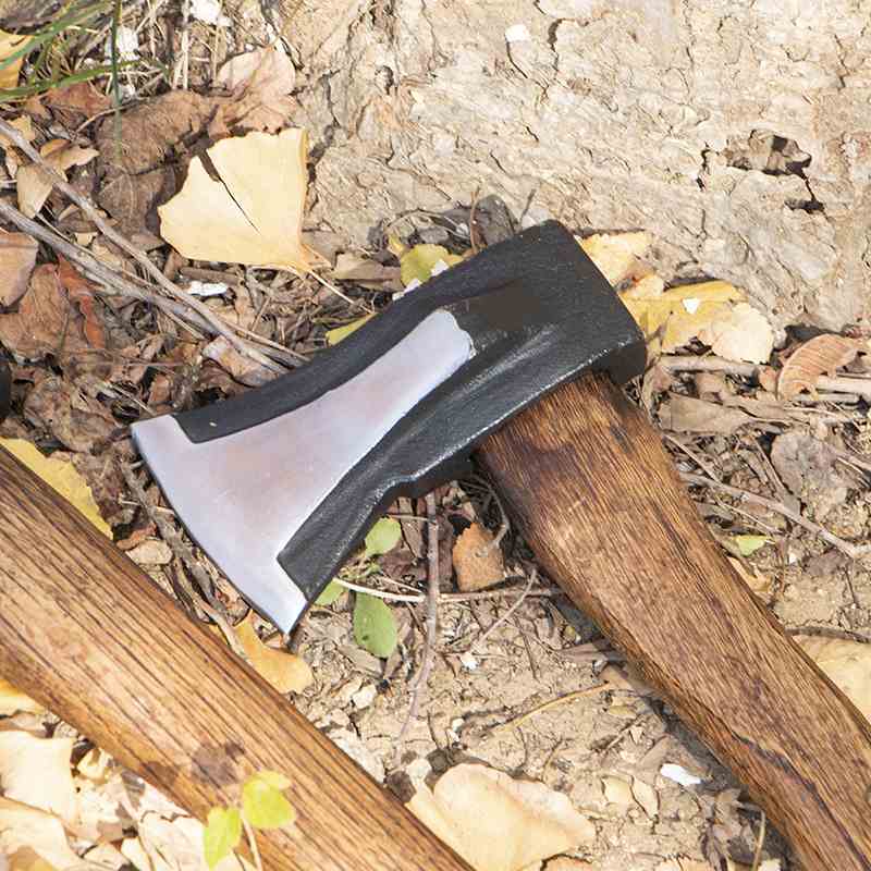 户外野营伐木砍柴斧农用家用斧锰钢锻打开山劈柴飞机斧斧头