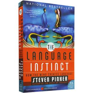 英文原版 语言本能 The Language Instinct 比尔盖茨推荐 英语语言学入门 探索语言奥秘 涵盖语言学心理学及生物学知识 进口