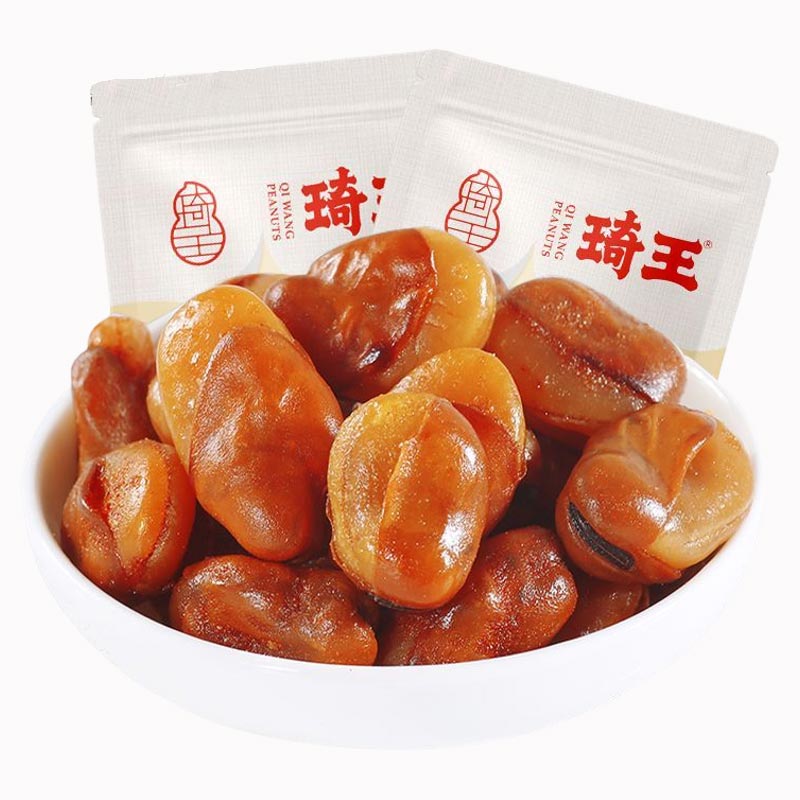 琦王兰花豆牛肉味牛肉豆炒货牛汁香酥零食蚕豆休闲解馋下酒小吃