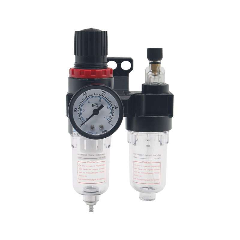 油水分离气源处理器二联件AFC2000过滤减压阀AFR2000+油雾器AL200