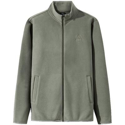 安踏男子摇粒绒外套抗静电