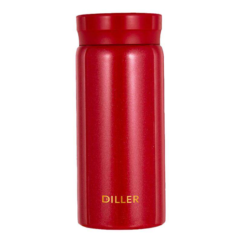 DILLER保温杯316不锈钢学生简约口袋便携女生小巧便携式外出杯子