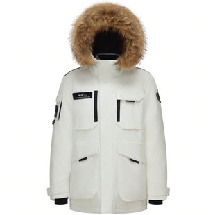 波司登女冬季户外极寒羽绒服鹅绒连帽蓄热保暖毛领上衣外套