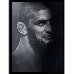 狼王奇马耶夫海报ufc明星格斗搏击拳击馆mma宿舍墙贴壁纸装饰挂画