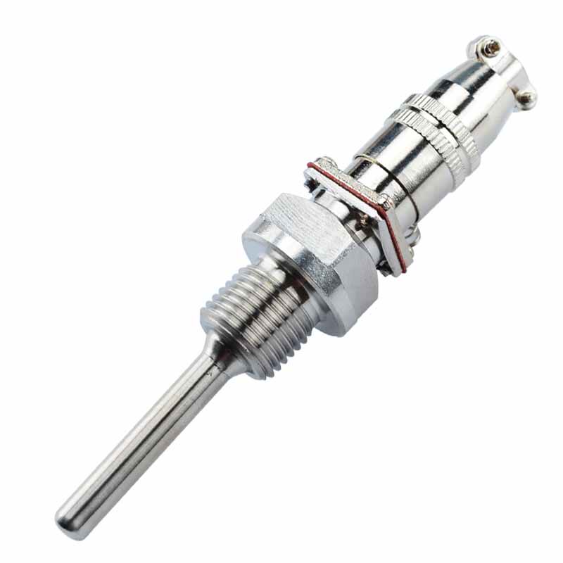 航空插头热电阻M16*1.5温度传感器水温WZP270螺纹插座热电偶Pt100