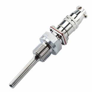 航空插头热电阻M16*1.5温度传感器水温WZP270螺纹插座热电偶Pt100