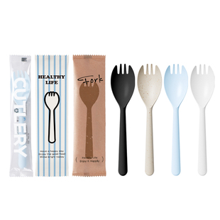 食客工具一次性叉勺加长食品级塑料勺子独立包装蛋糕冰淇淋水果叉