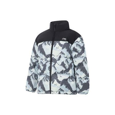 李宁童装儿童羽绒服冬季新款男童冬装短款青少年大童85%鸭绒外套