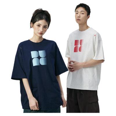 防晒凉感速干夏季美式T恤情侣