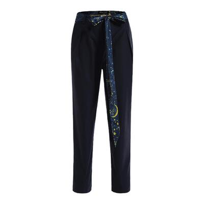 声雨竹2021年夏季新款中腰铅笔裤