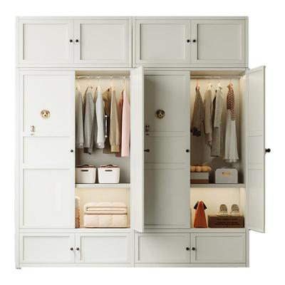 三梦钢制衣柜铁艺双门落地衣柜