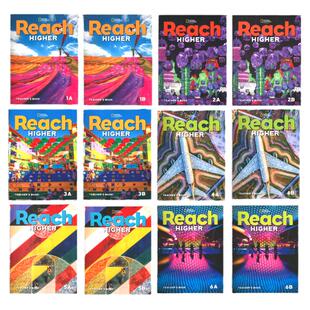 【麦凯思图书】原版进口美国国家地理出版社Reach Higher 1 2 3 4 5 6 A B 教师用书儿童青少年英语入门教材培训鲸鱼外教小学教辅