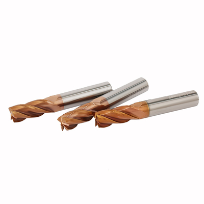 硬质合金古铜涂层钨钢铣刀