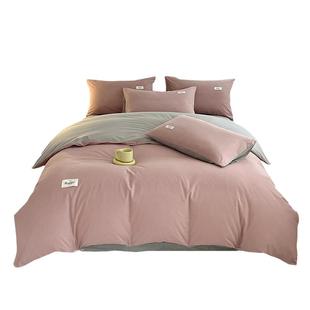 全棉被套单件纯棉单人被罩150x200x230学生宿舍四件套四季通用三a