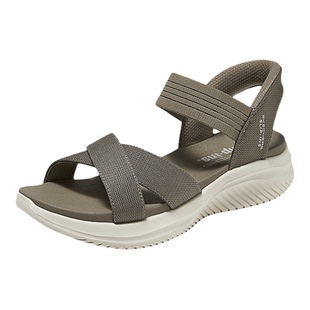 Skechers斯凯奇女子夏季闪穿软底休闲罗马一脚蹬沙滩凉鞋119975